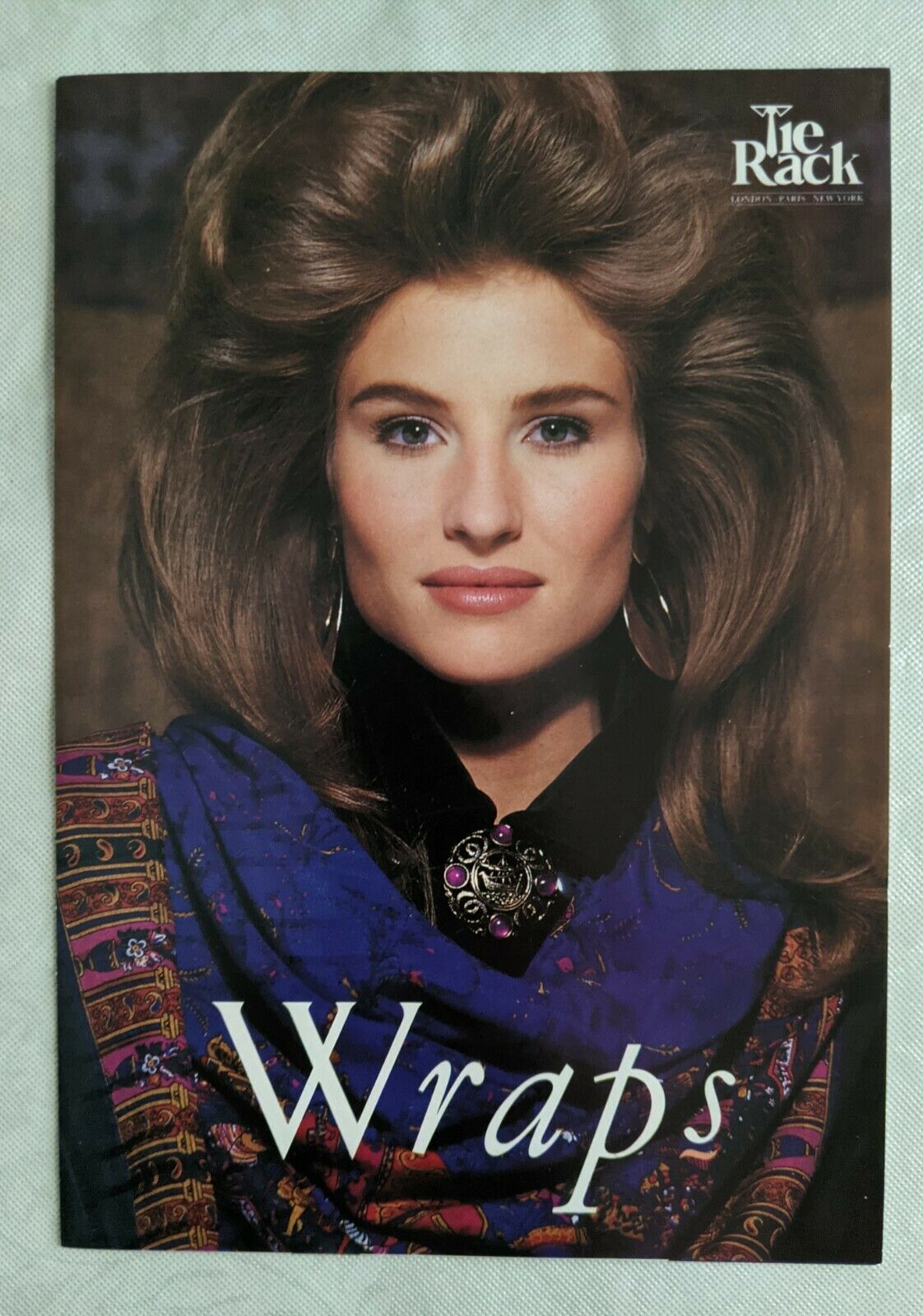1988 Wraps Brochure, Tie Rack - London England, Twelve Oaks Mall, Novi Michigan