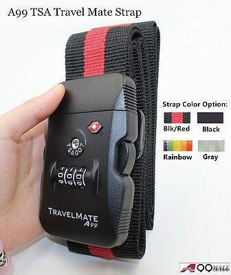 A99 Tsa Travel Mate Luggage Digital Dial Combination Safe Suitcase Lock Strap