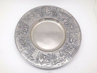 Swedish Prima N.s. Nilsjohan Silverplate Culture / Heritage Plate