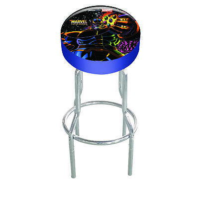 Arcade1up Officially Licensed Marvel Superheroes Adjustable Arcade Stool With Ex