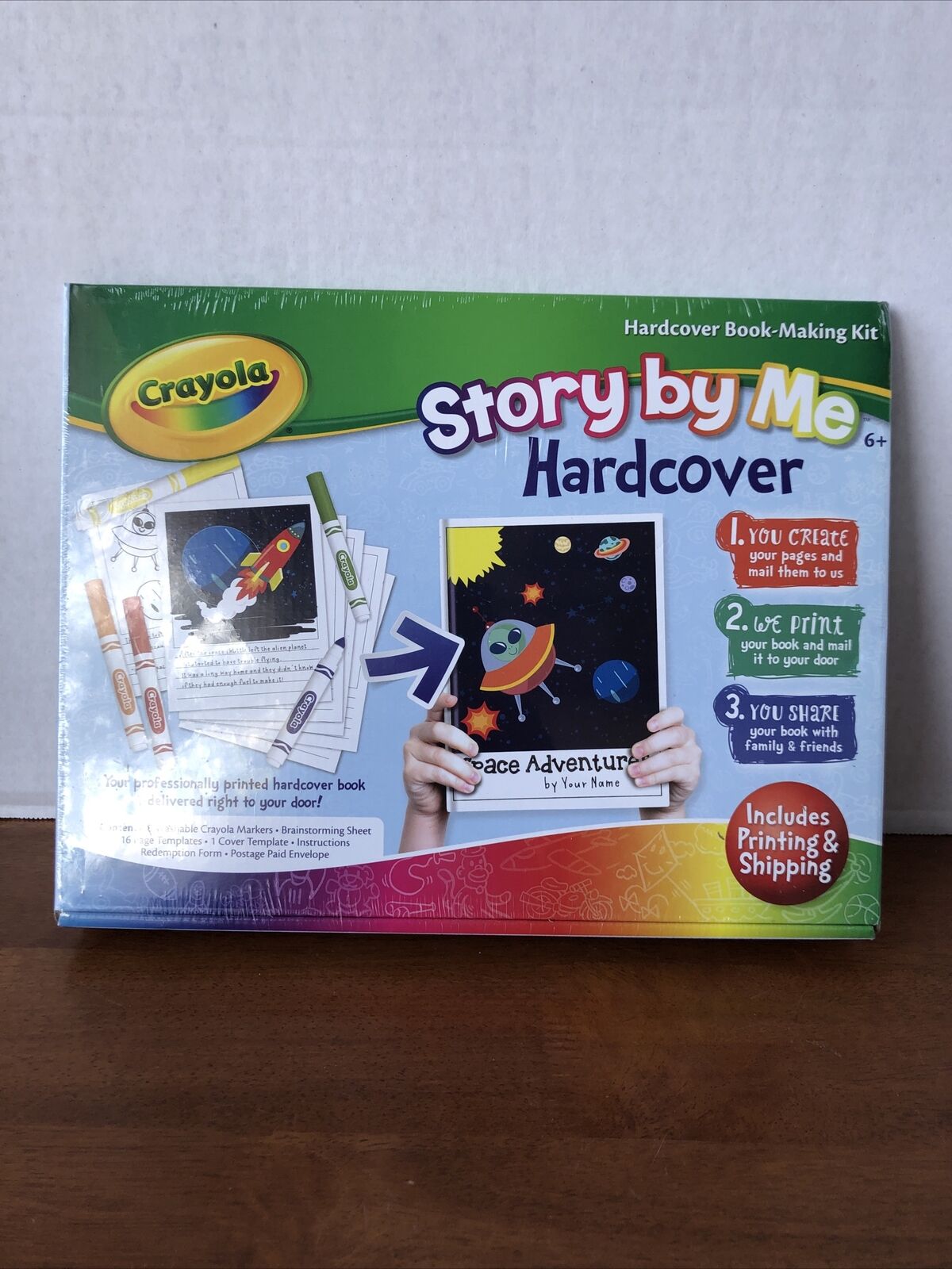 Crayola Story By Me Hardcover Kit, By Crayola, New, Hardcover Book-making Kit