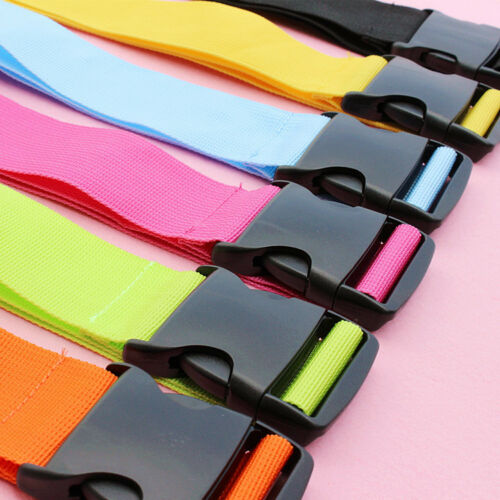 Travelling Colorful Adjustable Luggage Baggage Straps Tie Down Belt New