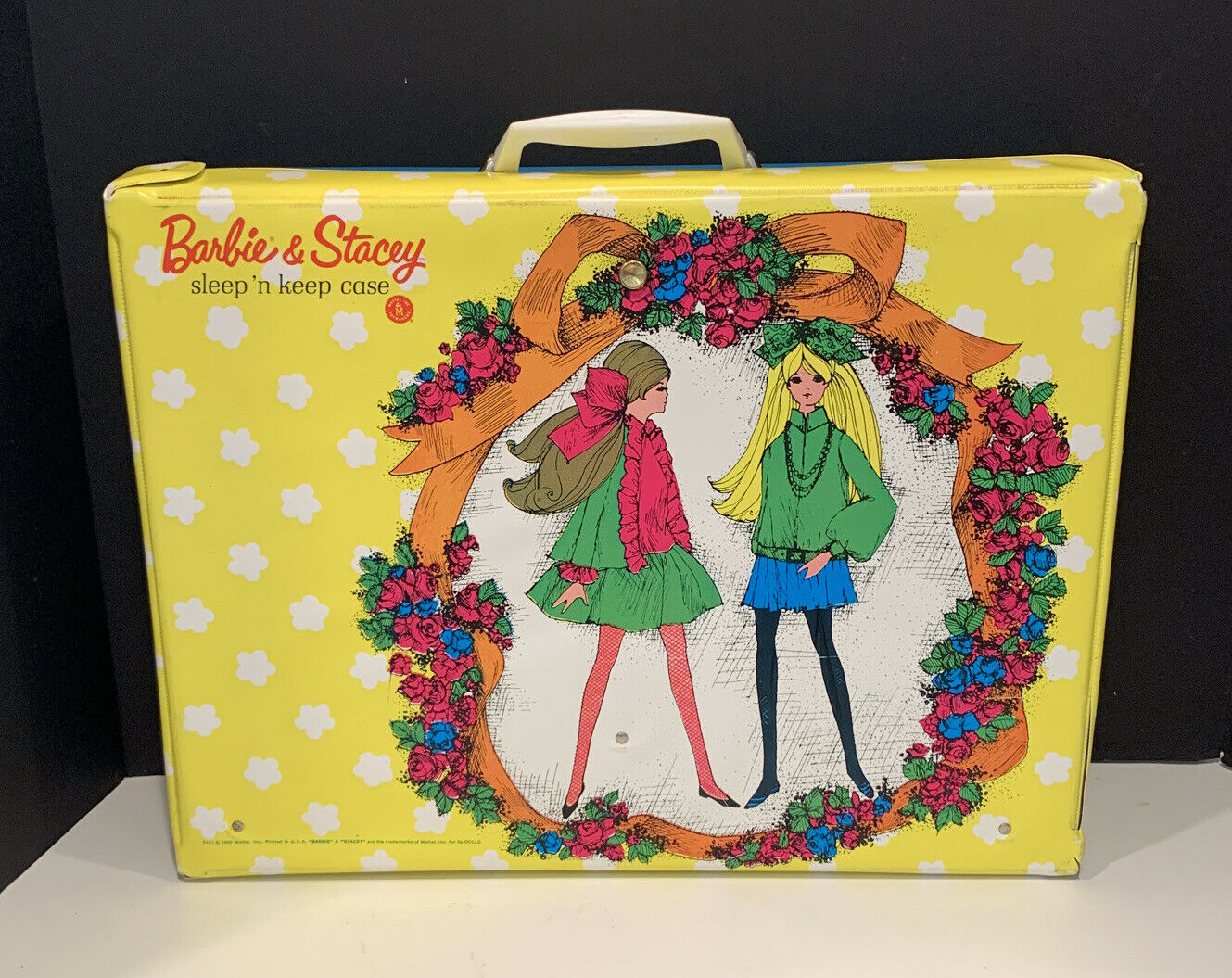Vintage Barbie & Stacey Sleep 'n Keep Case Double Doll Trunk Wardrobe 1969 Stacy