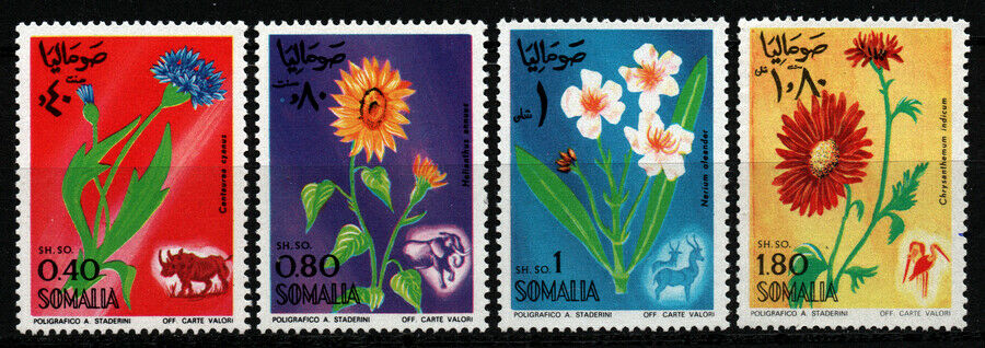 Somalia 1969 - Set Flowers Mnh