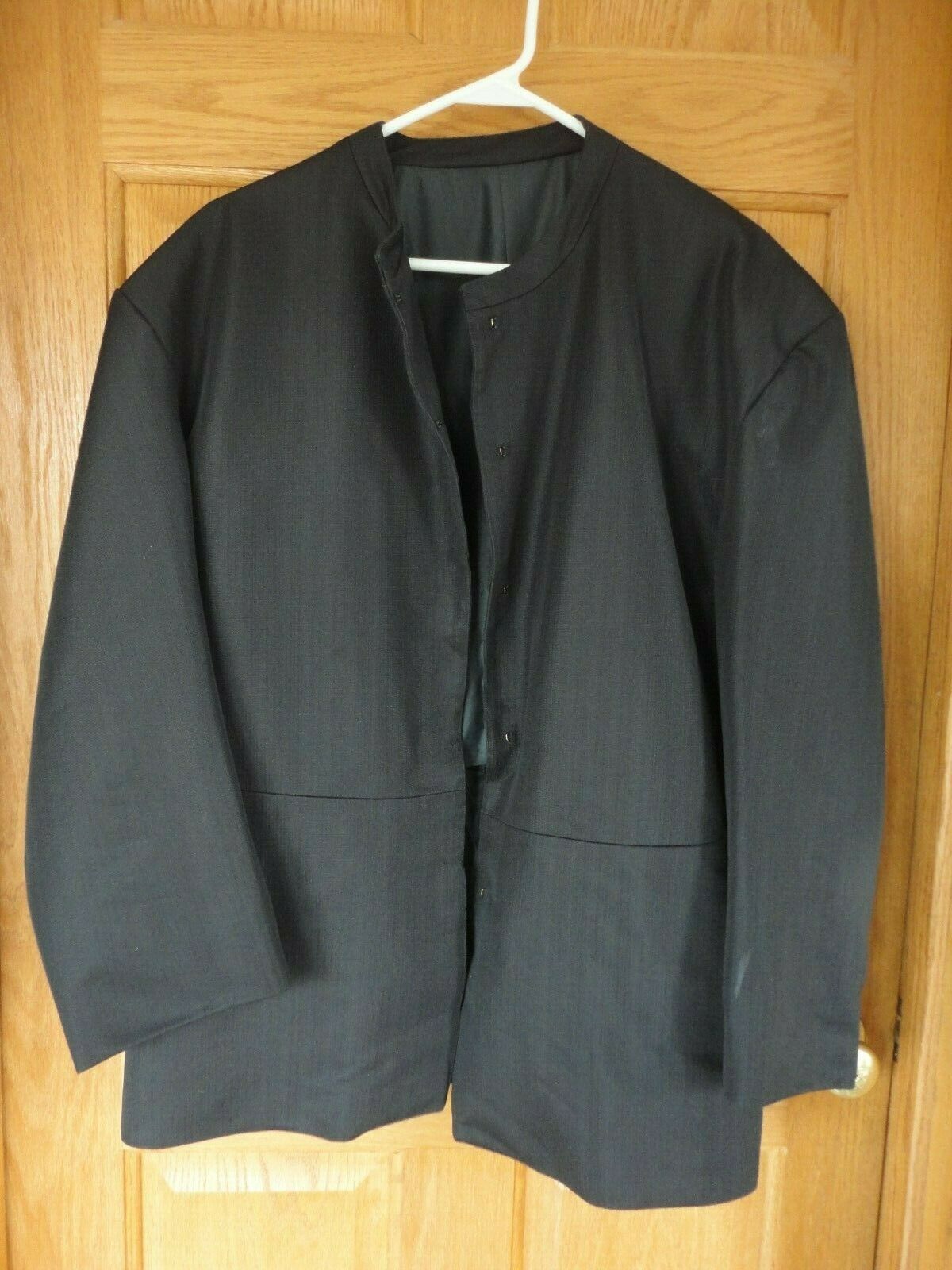 Amish Mennonite Men Black Jacket & Vest Only