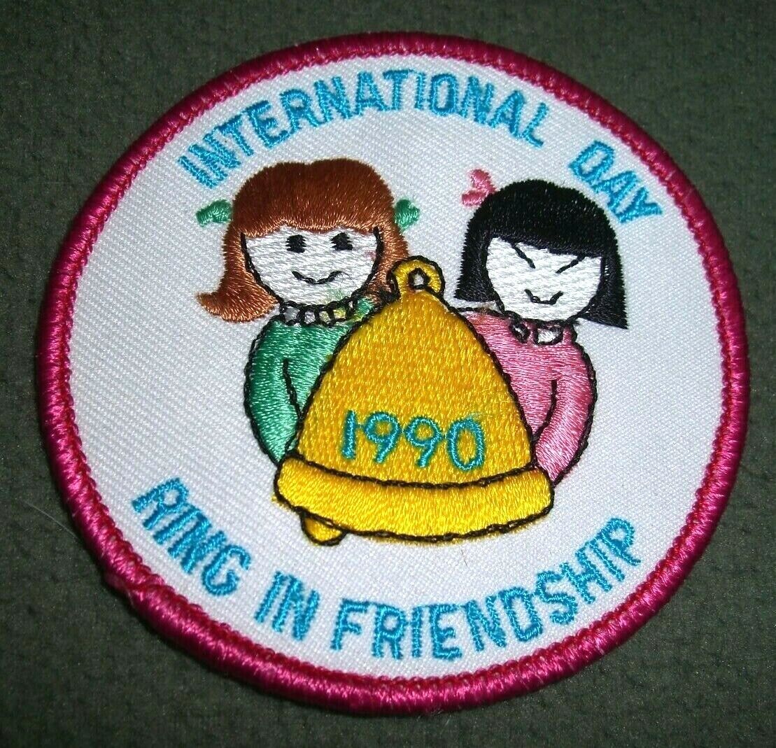 1990 International Day Ring In Friendship Nos Patch, 3"
