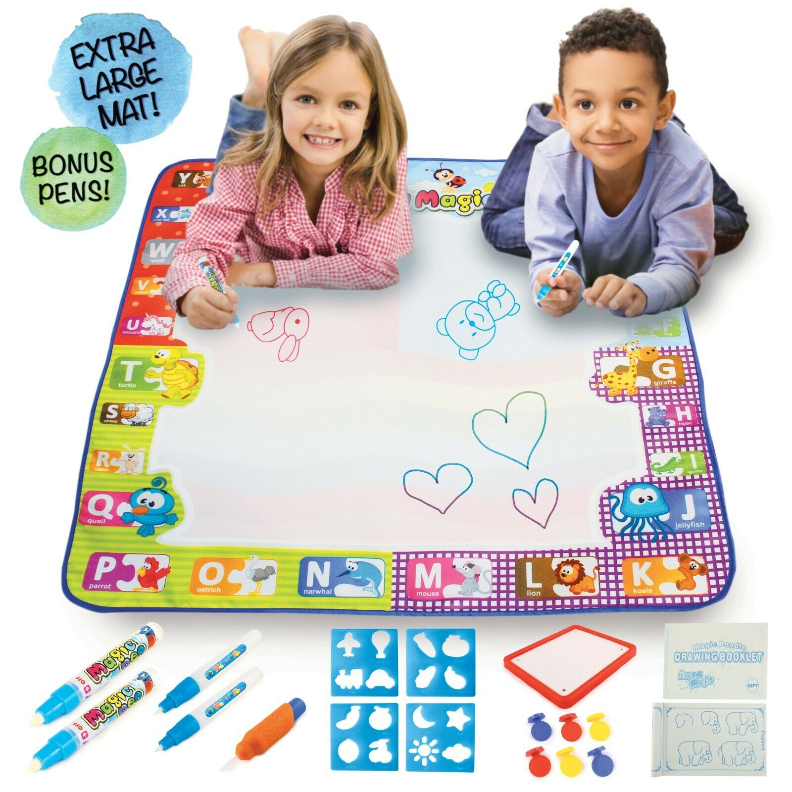 New Water Drawing Mat, Drawing Painting Activity For Kids