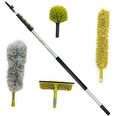 Docapole Cleaning Kit With Extension Pole // Includes 3 5 Piece Set 24 Foot