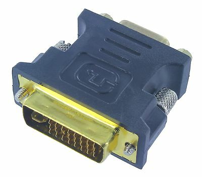 Dvi-i(24+5) Male To Vga(15-pin) Female Adapter Gold Plated Buy 2 Get 1 Free