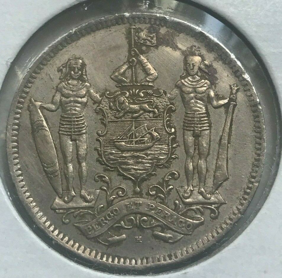1941 H British North Borneo 5 Cents - Nice
