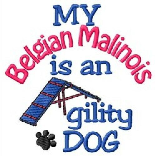 My Belgian Malinois Is An Agility Dog Sweatshirt - Dc1736l Size S - Xxl
