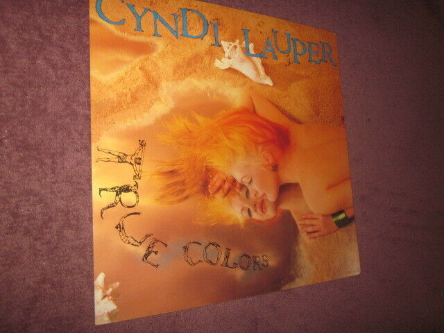 Cyndi Lauper 1986 True Colors 12x12 Promo 2-sided Cover Flat Poster