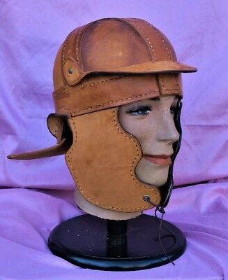 One Only Roman Legionary Helmet 100% Made In America Leather Cat Gut Hand Sewn