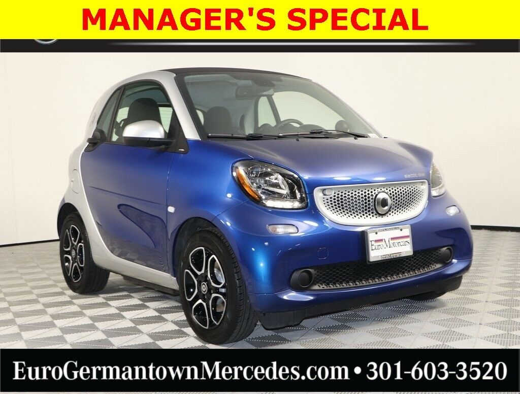 2018 Smart Fortwo Electric Drive Passion 2018 Smart Fortwo Electric Drive, Midnight Blue Metallic With 9102 Miles Availab