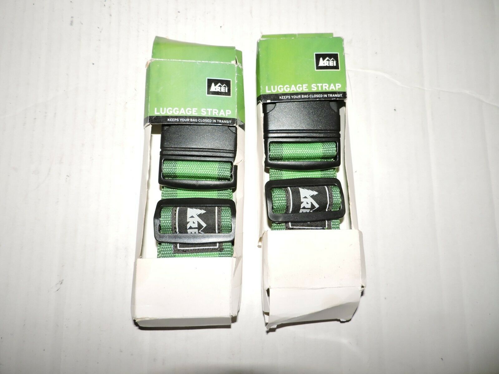 Rei Luggage Strap / Keep Bag Closed In Transit  Adjusts From 44" To 80" Lot Of 2