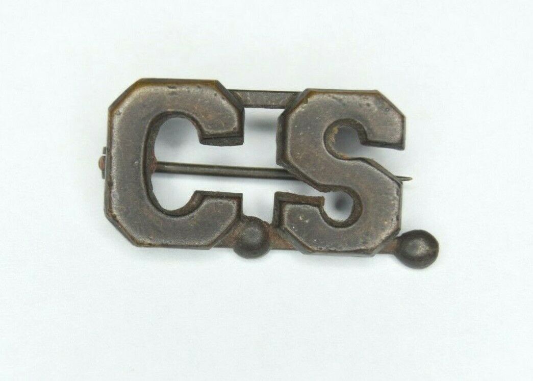 Rare Pre Wwi U.s. Army Contract Surgeon Officer Collar Insignia Medical Corps