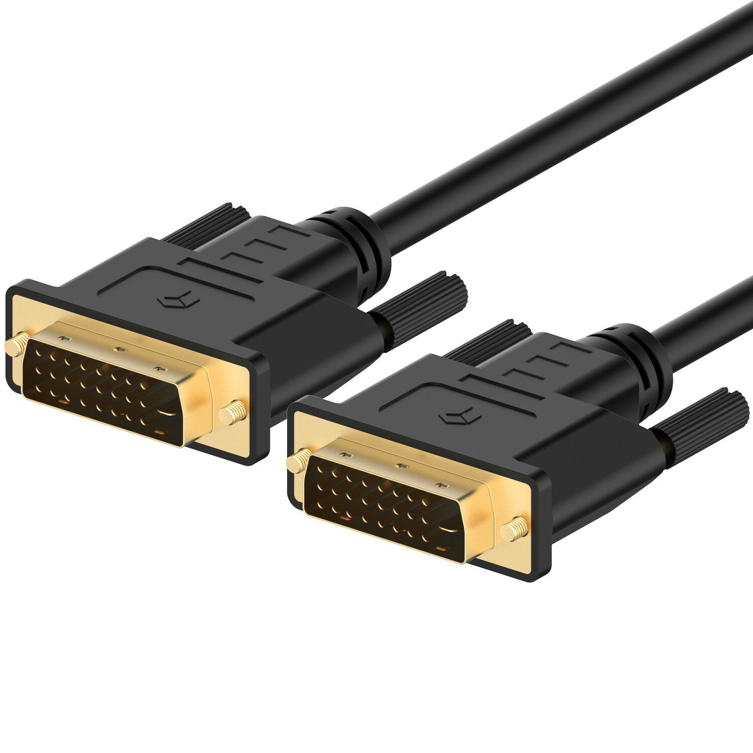 Rankie Dvi To Dvi Cable Gold Plated Monitor Cable Adapters 6 Feet Black