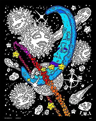 Cosmos - Large 16x20 Inch Fuzzy Velvet Coloring Poster
