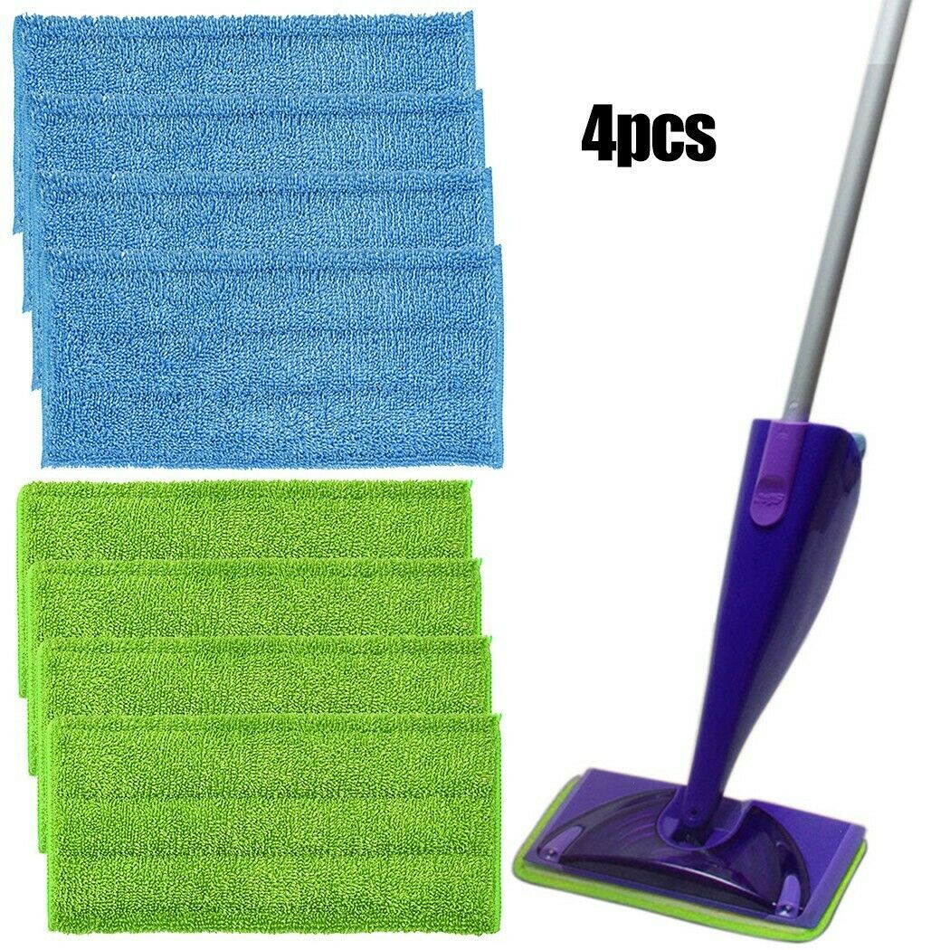 5x Microfiber Mop Pads Cloth For Swiffer Wet & Dry Mop Starter Vacuum Cleaner