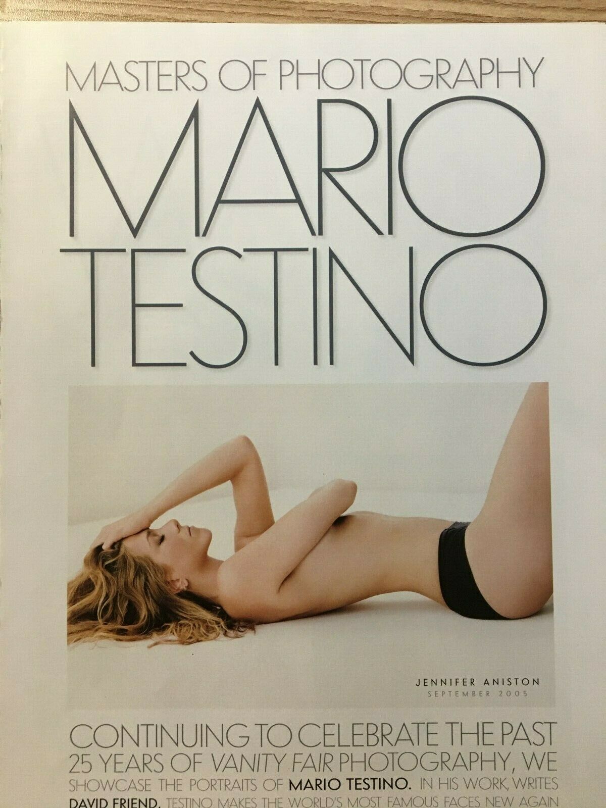 Mario Testino Photographer Celebrity Magazine 2008 Photo & Article Set