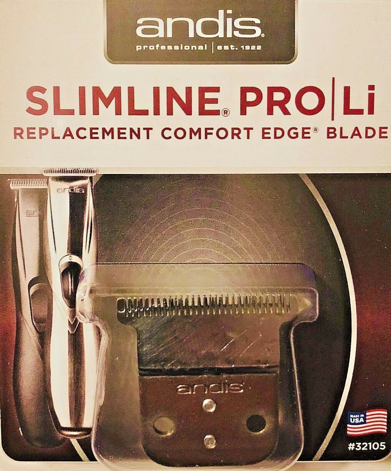 Andis Slimline  Pro-li T-blade #32105 D-7 / D-8 Slimline/li Upc, 040102321054