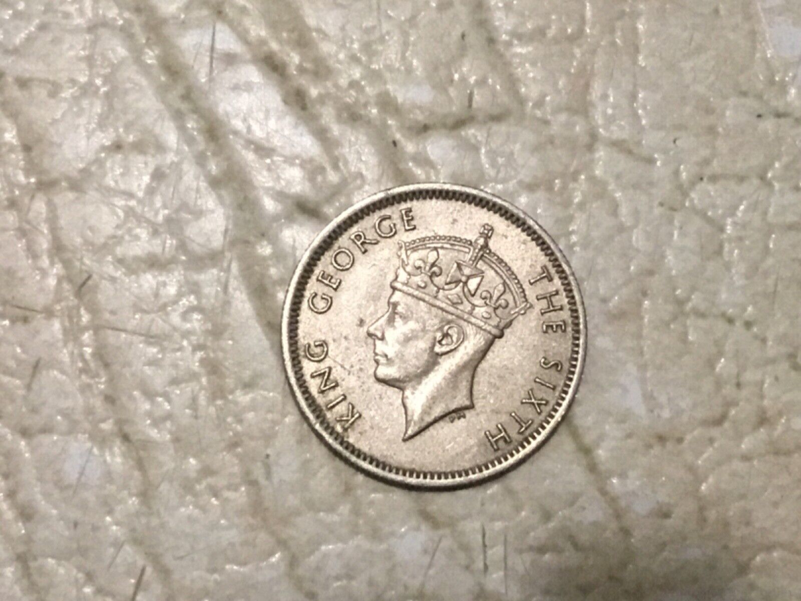Rare Uk Coin King George V 1950 Malaya 10 Cent